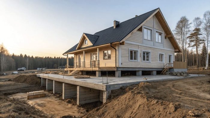 Свайно‑ростверковый фундамент: плюсы и минусы