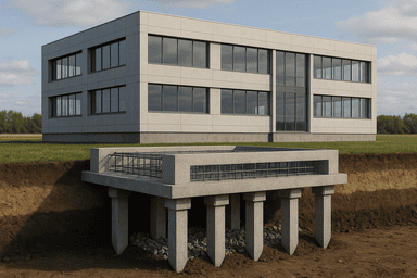 ЖБ сваи для здания 12×20 м ЖБ сваи для здания 12×20 м